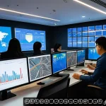 Home 18 대규모 데이터 처리에 적합한 아키텍처 설계 - A modern Vietnamese office environment with diverse data engineers and business analysts collaborati...